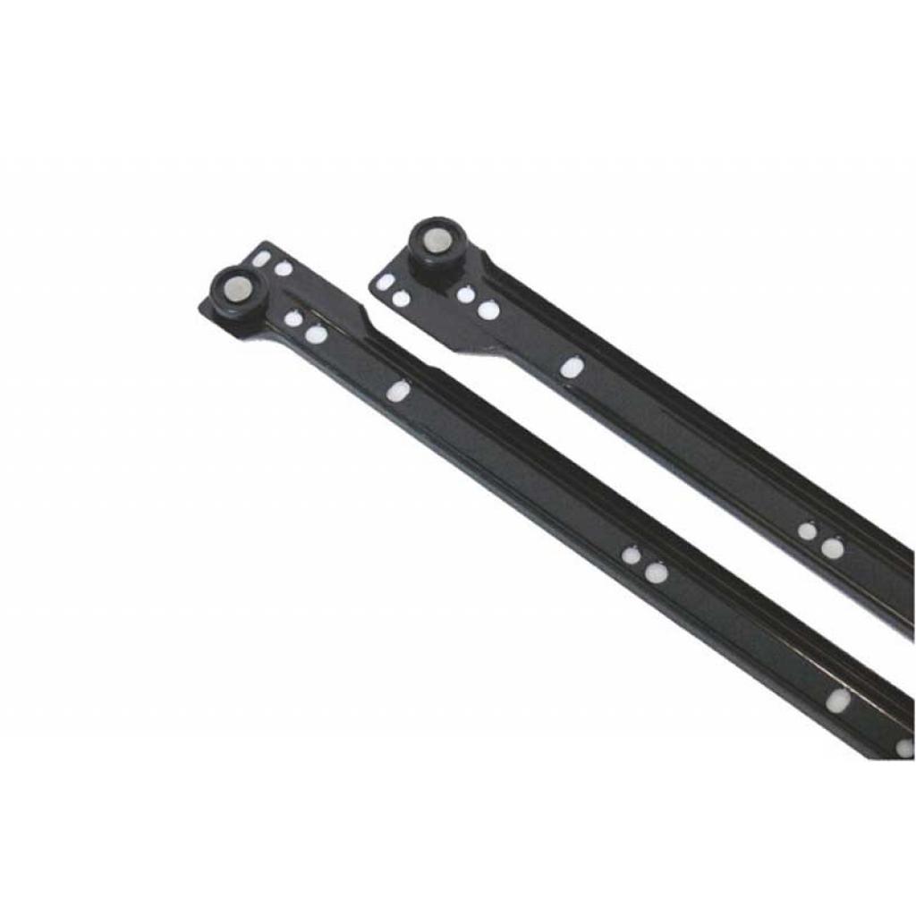 Corredera Metalica P/Cajon Negra 35Cm.