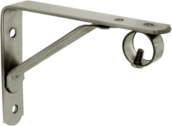 Mensula Hierro Bronceado Cerrada Simple 5/8"