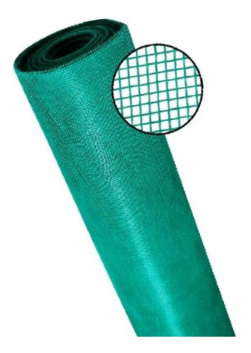 Tejido Mosquitero Plastico Verde 1,00Mt.