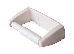 Porta Rollo Plastico Para Baño (Blanco)