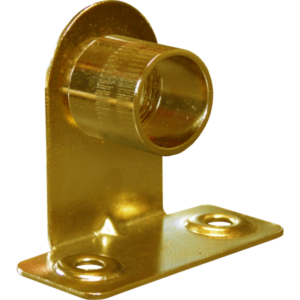 Soporte Hierro Bronceado "C/Codo"  5/8" (Par)