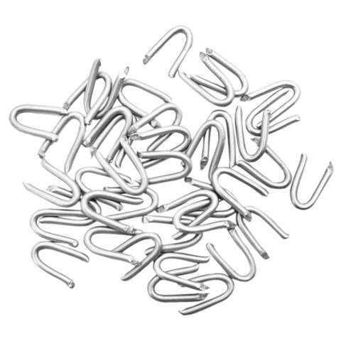 Grampas Para Cerco Ø 2,5Mm - 12 X 19Mm.