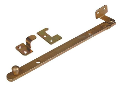 Brazo De Empuje De Bronce Pulido 20Cm.