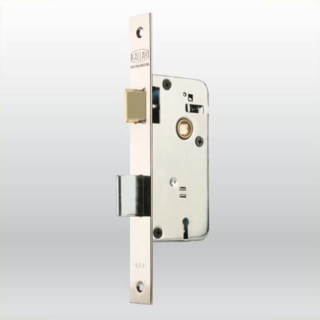 Cerradura Kallay P/Puerta Placa 504 Llave Comun 25X215