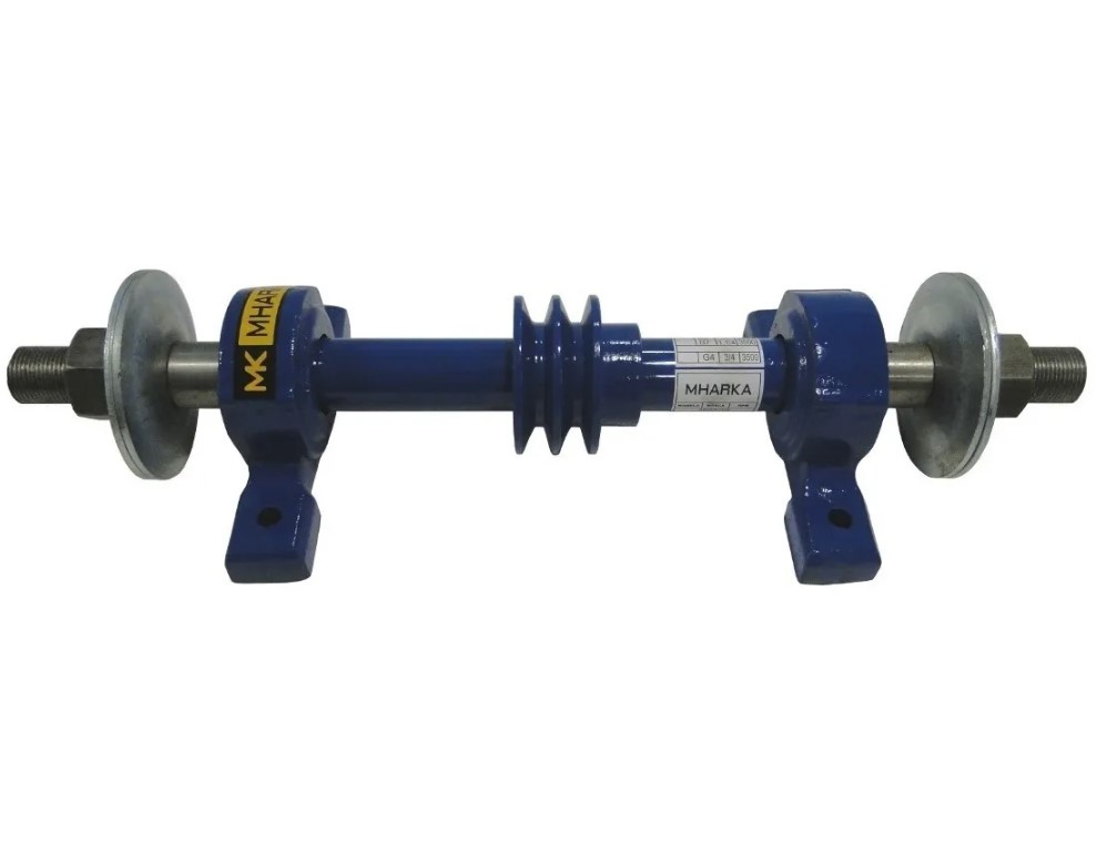 Eje "Mharka" Nº6 - 45Cm - 1" - Polea Lateral