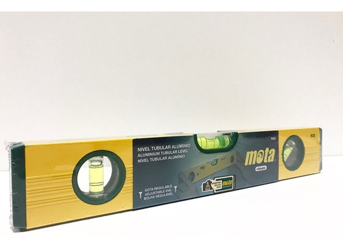 Nivel De Aluminio Mota 3 Gotas  50Cm Imantado
