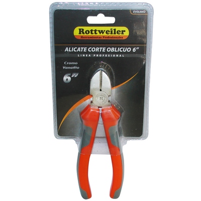 Alicate Rottweiler Corte Oblicuo 150Mm