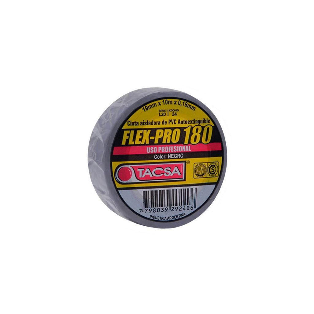 Cinta Aisladora Profesional 20 Mt. "Tacsa"