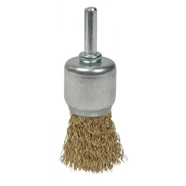 Cepillo Brocha Bronceado P/Taladro Mota Fab 017Mm