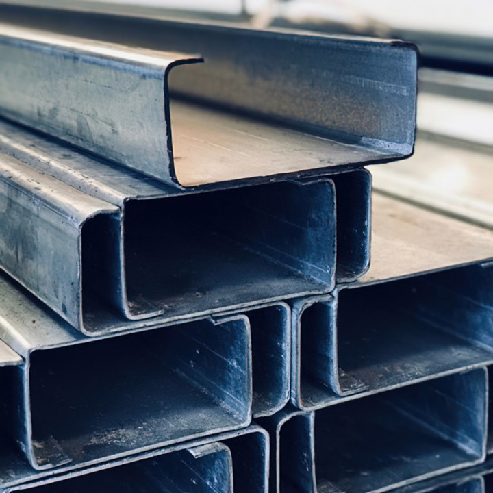 Perfil C 80x40x10x1.6 mm $ X Mts (Barra 12MTS - 25kg)