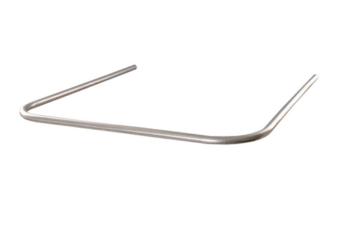 Barral Curvo P/Baño Alum. Pulido De 90 X 90 Cm