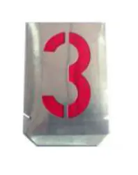 Juego De Numero Calado NAC     70MM