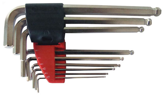 Llave Allen Larga P.Red.  9piezas 1.5-10mm