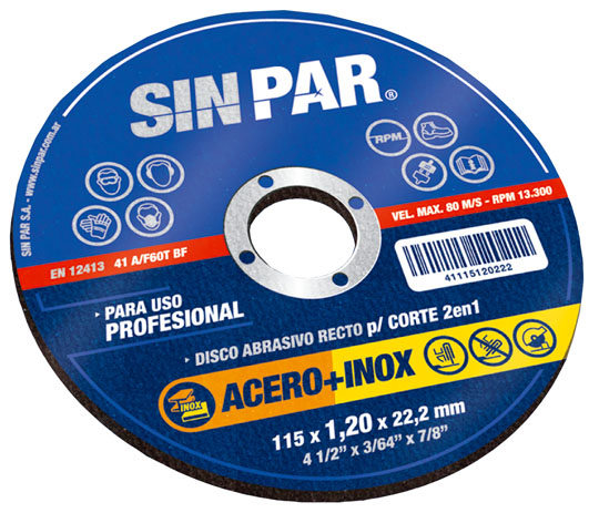 Disco Abrasivo P/Inoxid  115X0.8