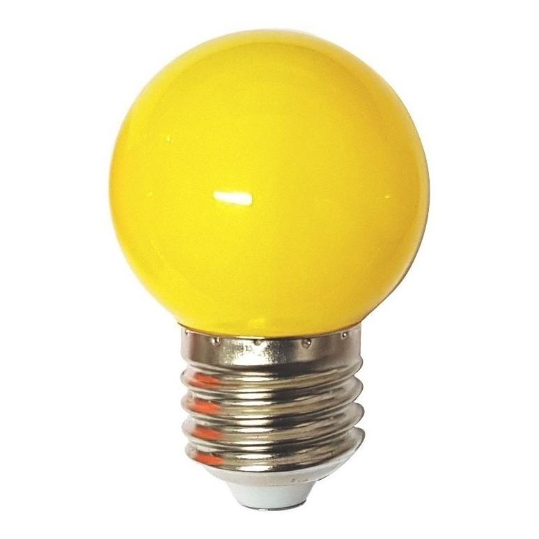 Lampara Led Fant Gota Base E27 15 Led  Amarilla