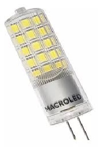 Lampara Bi Pin G4  Fria 6000K 420Lm 12V  G4-4CW