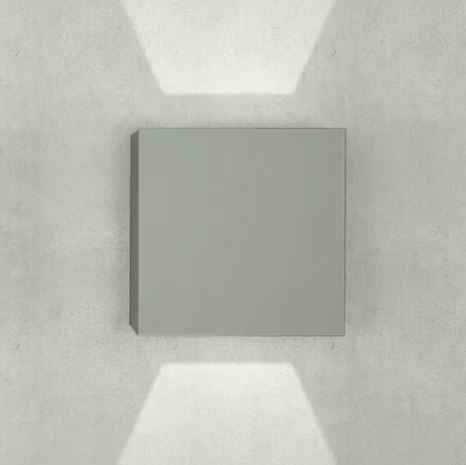 Aplique Bidif. Cuad. P/G9 60W 5 Efect Bco SJ4700