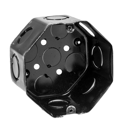 Caja Pvc Octogonal Grande De Embutir Ct55r