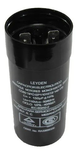 Capacitor Electrolitico 220V 170/200 mf.
