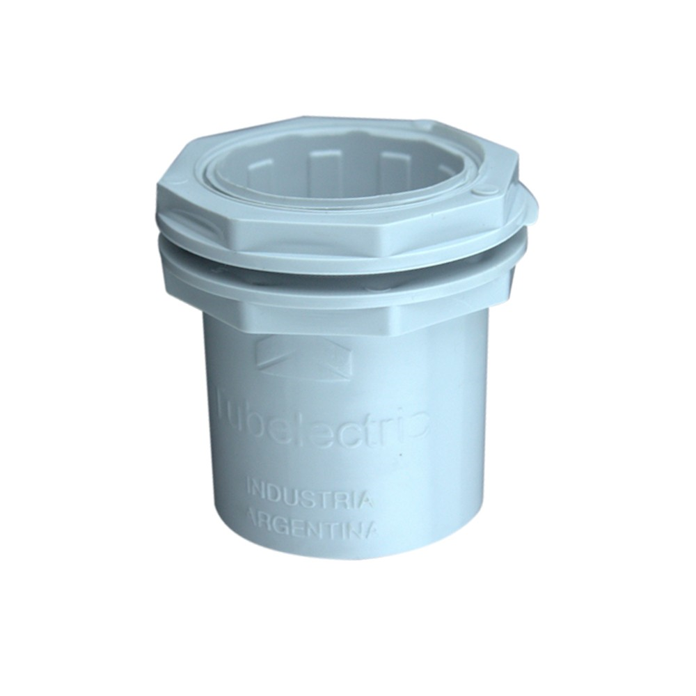 Conector Pvc 1 Gris Plastil