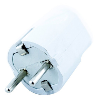 Fich.macho 16A 2 P + T 4,8mm GOMA SCHUKO AX-2078