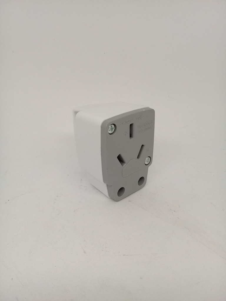 Ficha Hembra Bipolar C/Tierra 20A 242