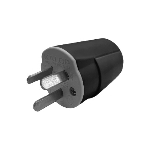 Ficha Macho Negro 2P + T 10A Heavy Duty KD44222