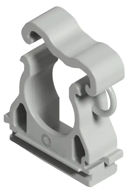 Grampa De Fijacion PVC 40mm Ajust C/Clip GRA040E