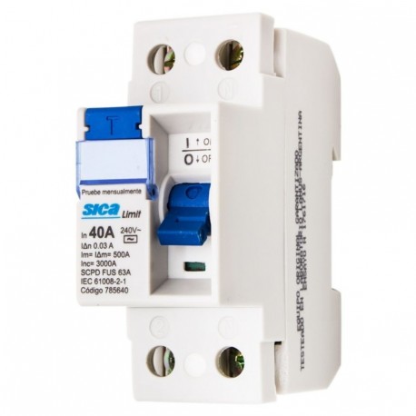 Interrup. Termomagnetico 2 X 16A   10mA