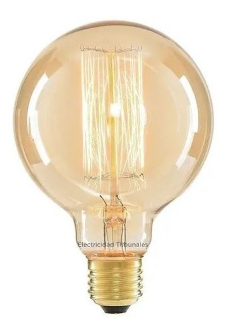 Lampara De Filamento De Carbono Globo G80 Dimerizable 24W
