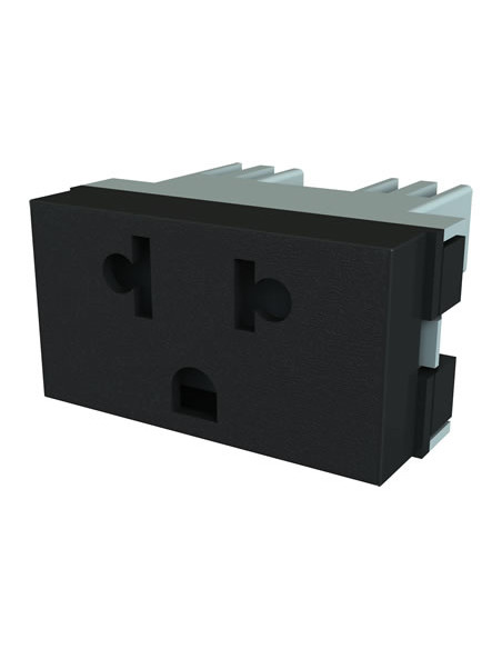 Modulo Toma C/N 10A 220 V Gris Verona 30067