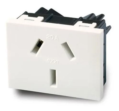 Modulo Toma C/Tierra 20A 250v Siglo XXI