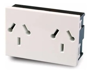 Modulo Toma Doble Binorma Blanco Quantum 226.034.30.01