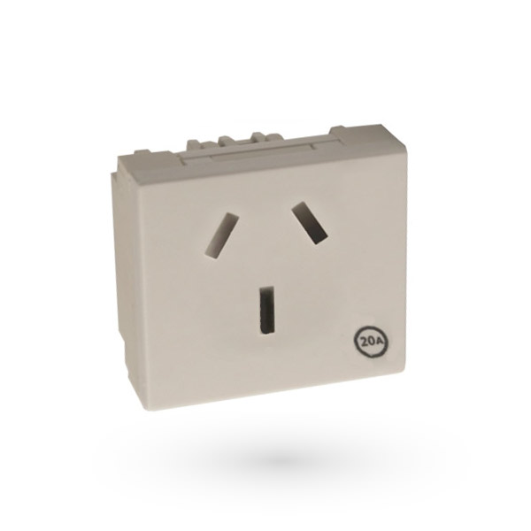 Toma 20A Bip.Grafito   Quantum 226.020.22.02