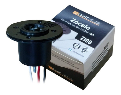 Zocalo P/Fotocontrol C/Escuadra De Fijacion Z100