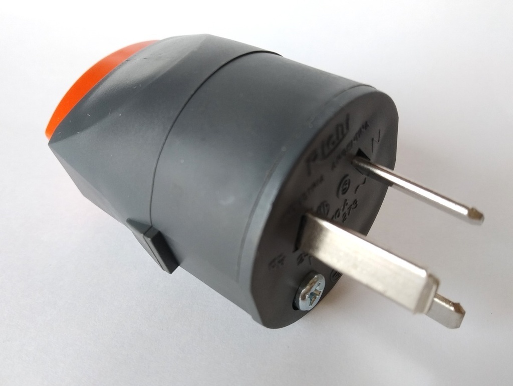 Ficha Bipolar C/T 10A NG C/Prensacab Richi