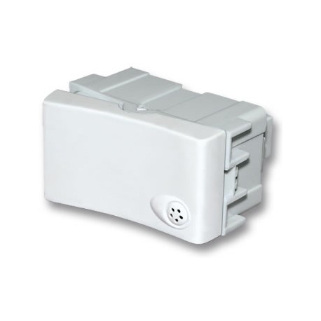 Mód.Interr.Unip.220V 10A c/Cont.Plata Blanco 40051