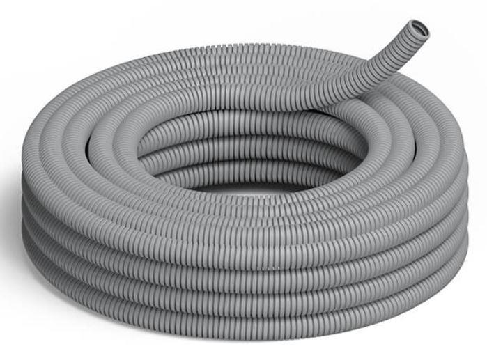 Caño Corrugado Semipesado Gris Ø22mm (7/8") Cmv2225