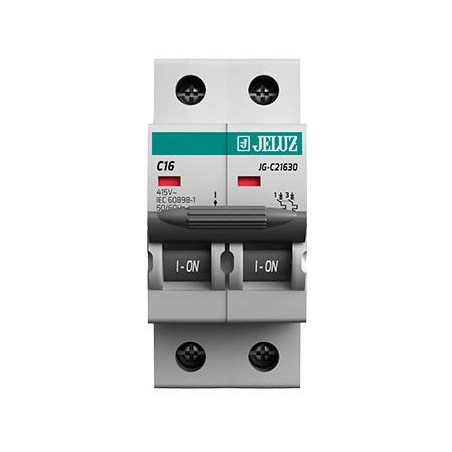 Termica 2P Curva C 3kA 16A Jeluz