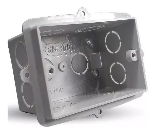 Caja Embutir Rect Plastica GEN ROD