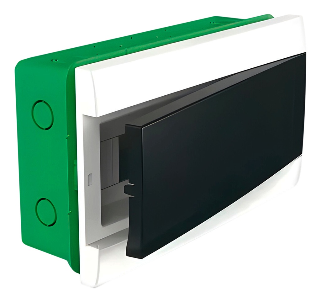 Caja de sobreponer p/12 Bocas DIN pta fume 04512