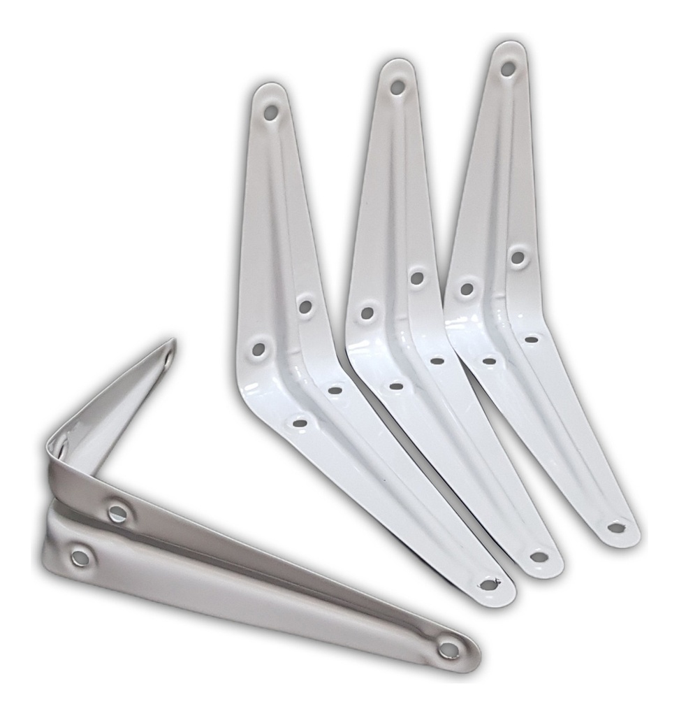 Soporte P/Estante 75X100 Mm.Negro