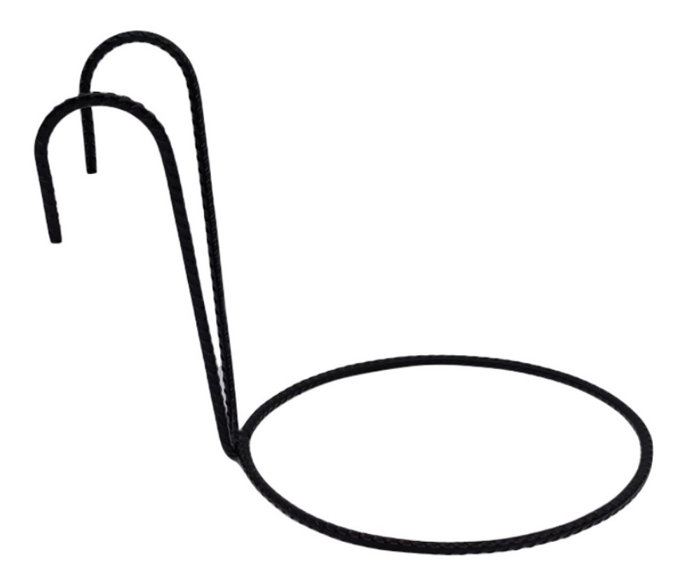 Soporte P/Macetero 185Mm Hierro Negro