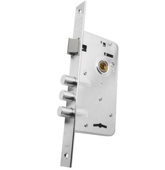 Cerradura Emb.Manual Alta Seg.Rect.Niq.(4602N)