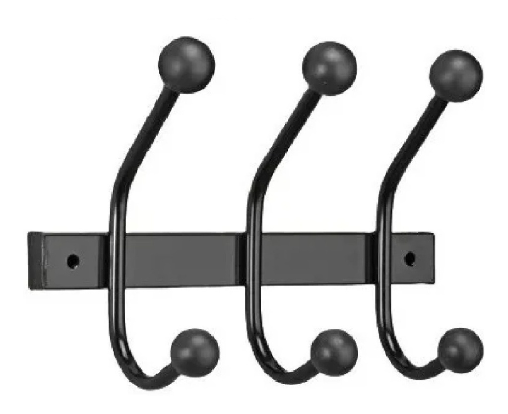 Perchero 3Perch Estampada 1G Ho.Negro