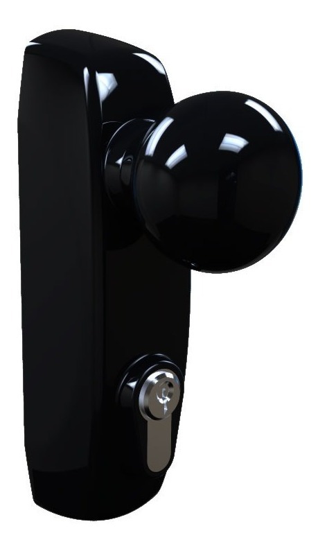 Pomo Doble Balanc. Desplaz. C/Boc .AC. Negro