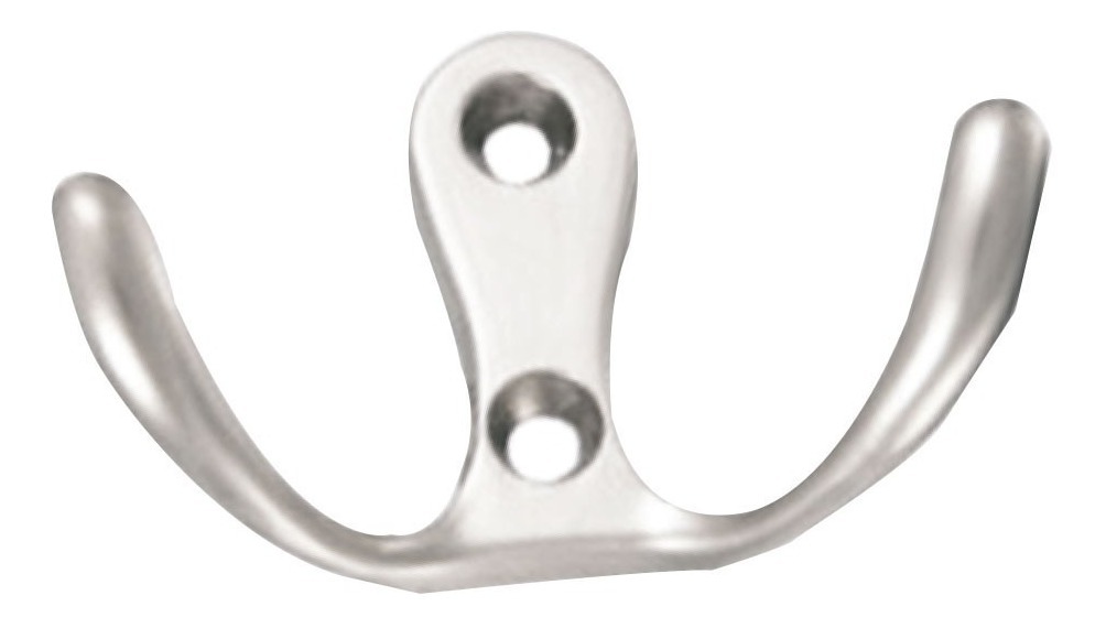 Percha 2 Ganchos Horizontal 50Mm.