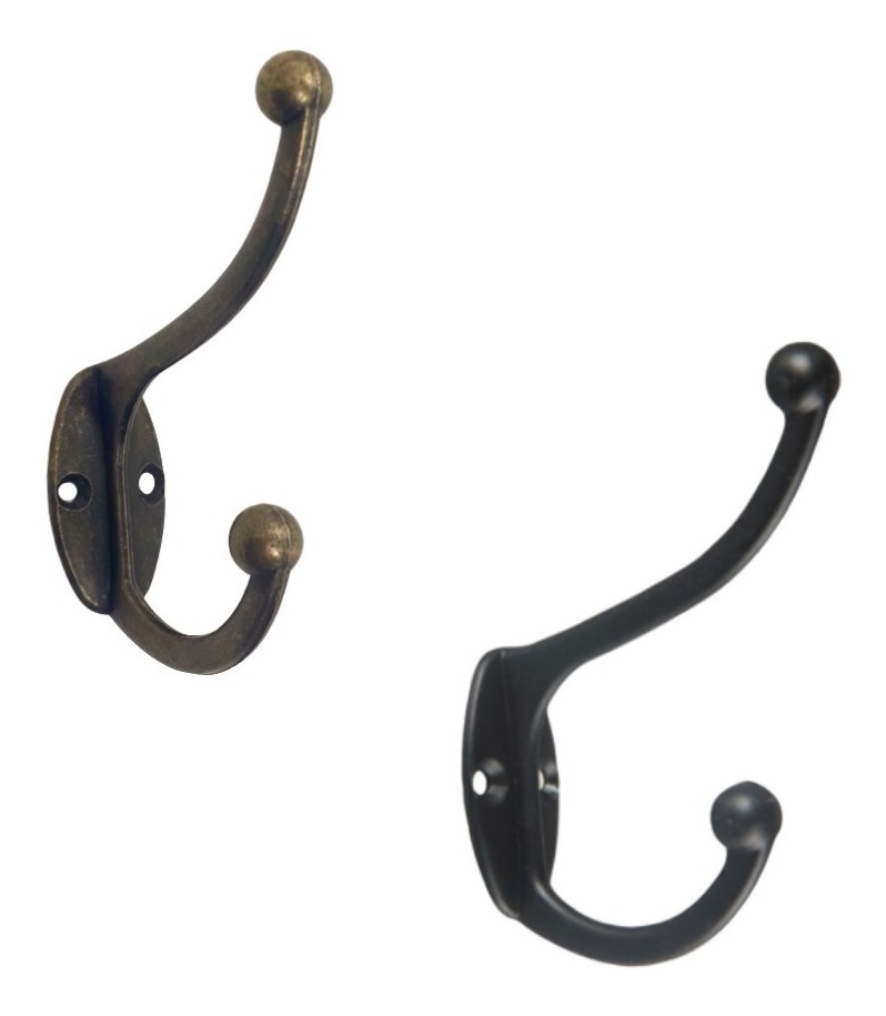 Percha  2 Ganchos De Estilo Mediana