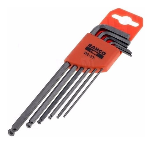 [47408] Juego Llaves Hex Cab Esferica 7 Pz