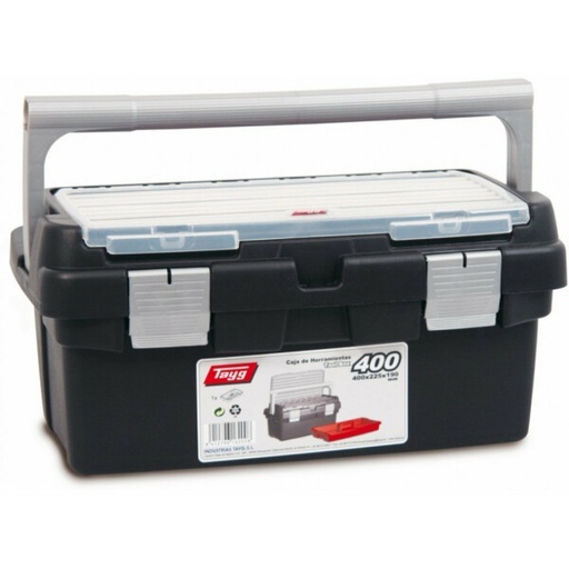 [22394] Caja De Herramientas Plastica Tayg Manija Alum. No450-E